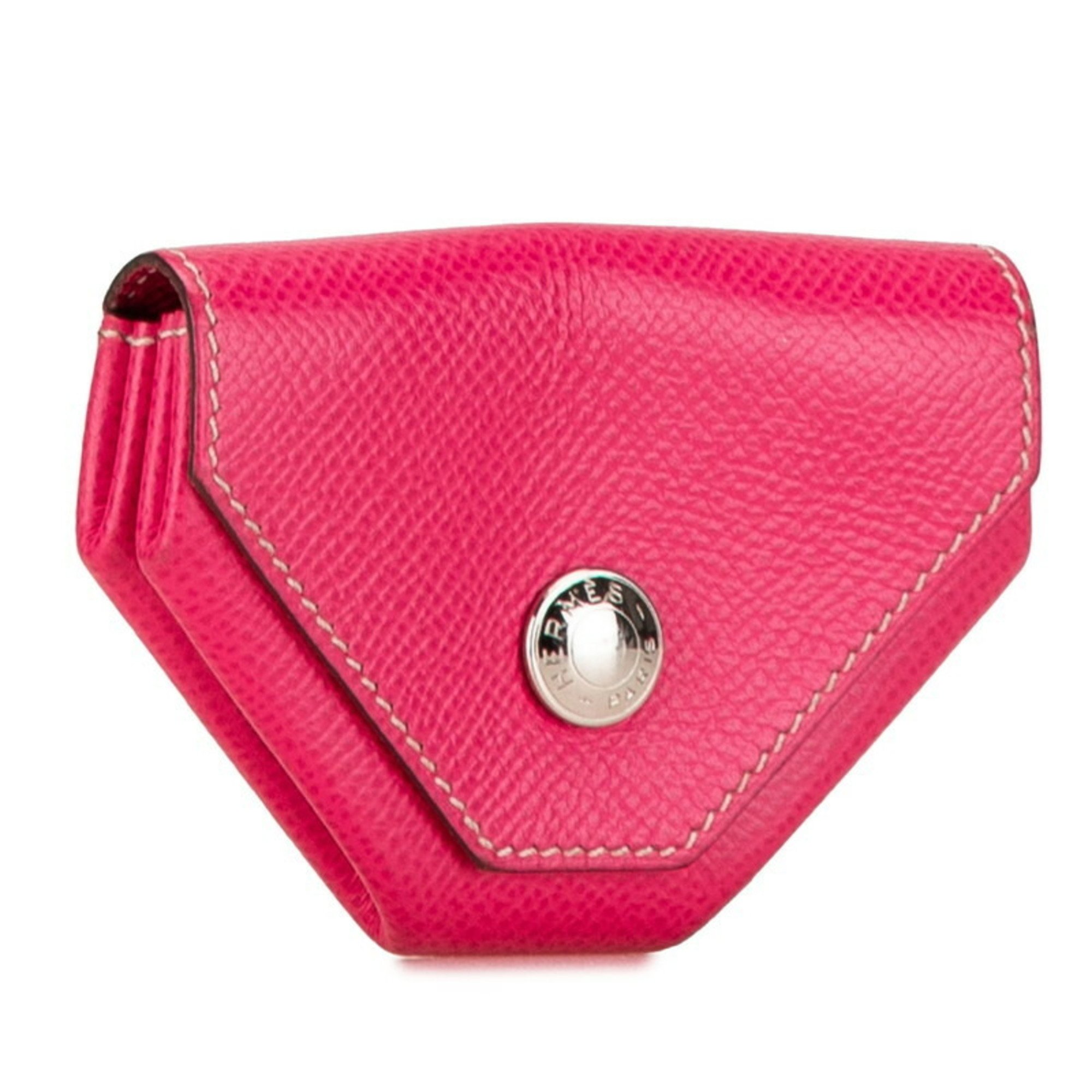 Hermes Levan Quatre Coin Case, Purse, Pink, Epsom Leather, Women's, HERMES