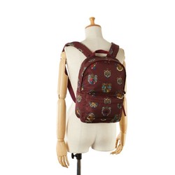 Dolce & Gabbana Backpack Bordeaux Wine Red Nylon Leather Women's DOLCE&GABBANA