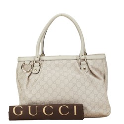 Gucci Guccissima Sukey Tote Bag Shoulder 296835 Beige Leather Women's GUCCI