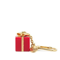 Louis Vuitton Bijoux Sac Surprise Bag Charm M66188 Red Gold Plastic Plated Women's LOUIS VUITTON