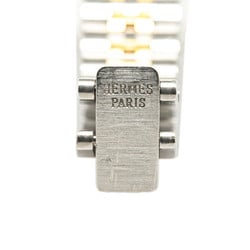 Hermes Profile Watch Quartz Ivory Dial Stainless Steel Plated Women's HERMES