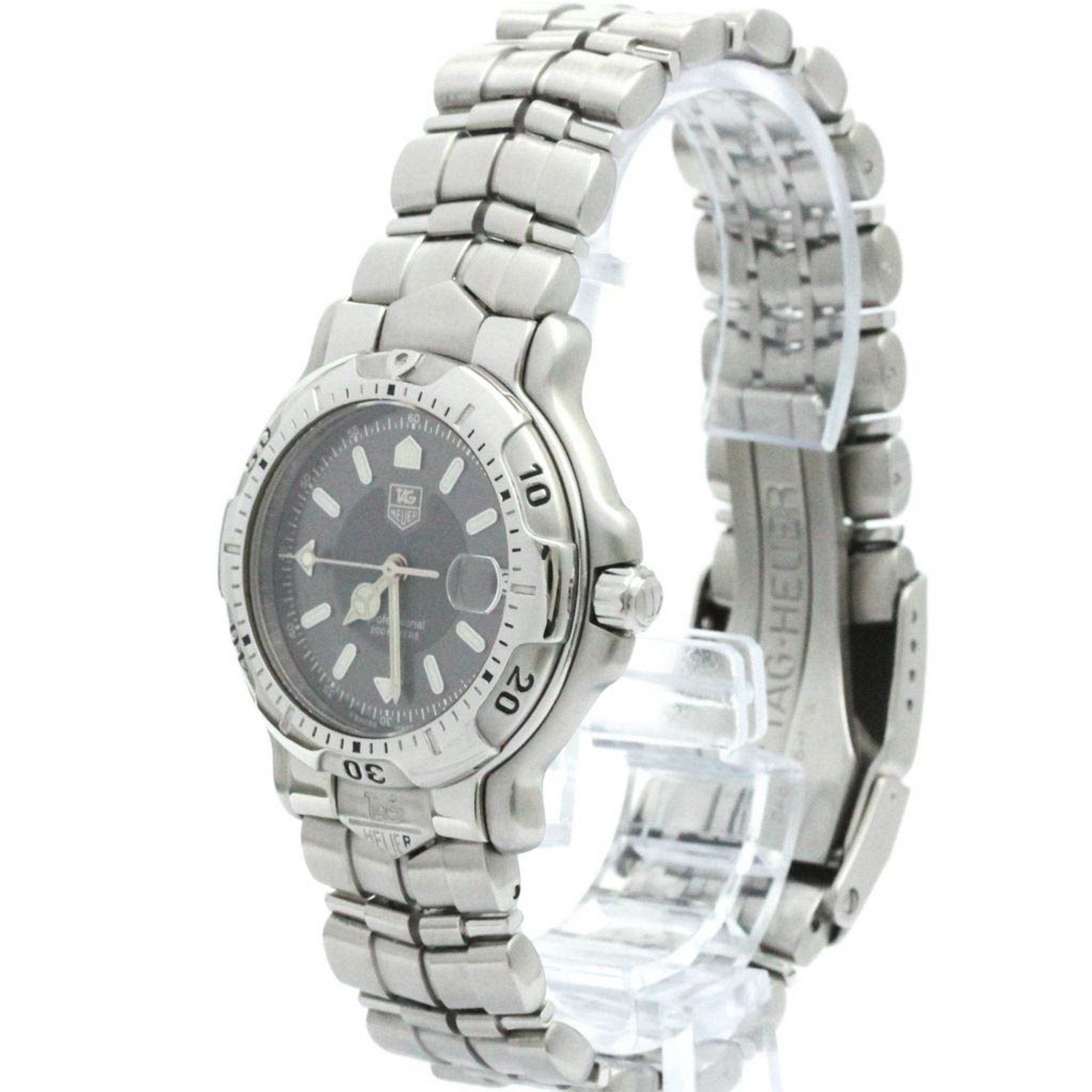 Polished TAG HEUER 6000 Professional Quartz Mind Size Watch WH1212 BF573234