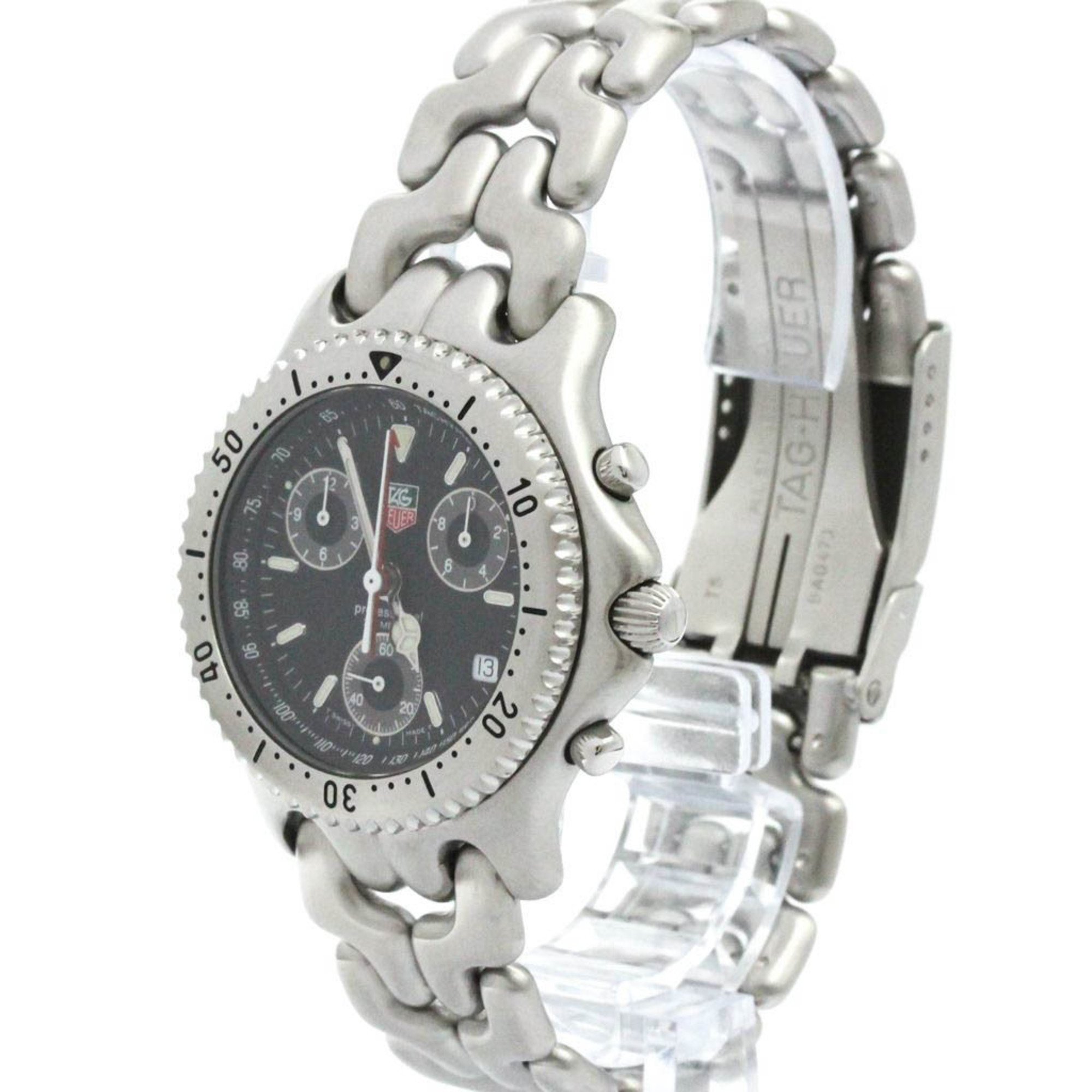 Polished TAG HEUER Sel Chronograph Leonald LTD Edition Watch CG1118 BF575801