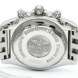 Polished BREITLING Chronomat 44 MOP Dial Steel Automatic Watch AB0110 BF575803