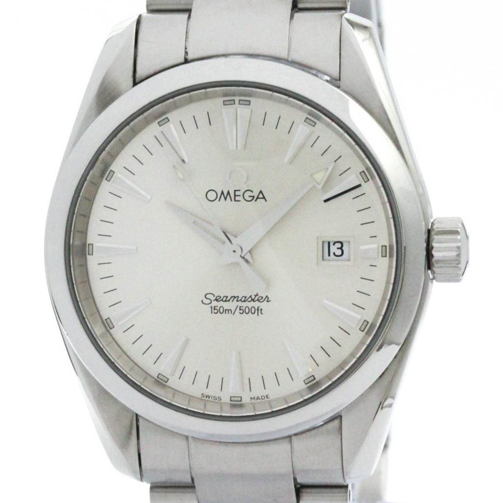 Polished OMEGA Seamaster Aqua Terra Steel Quartz Mens Watch 2518.30 BF568963