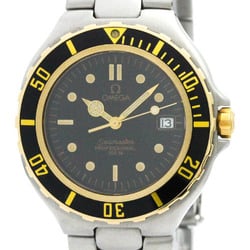 Polished OMEGA Seamaster Professional 18K Gold Steel Watch 396.1042 BF576084