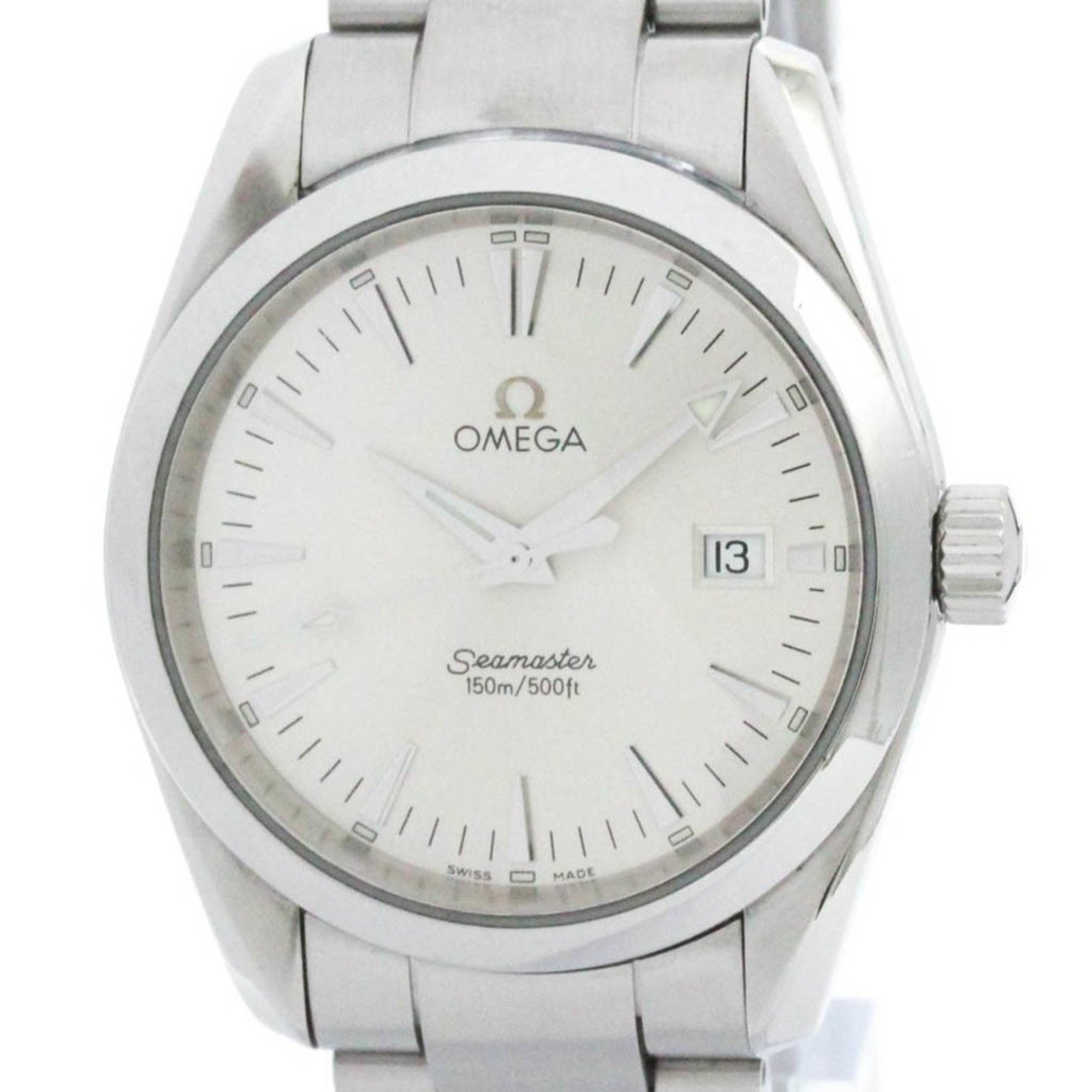 Polished OMEGA Seamaster Aqua Terra Steel Quartz Mens Watch 2518.30 BF571717