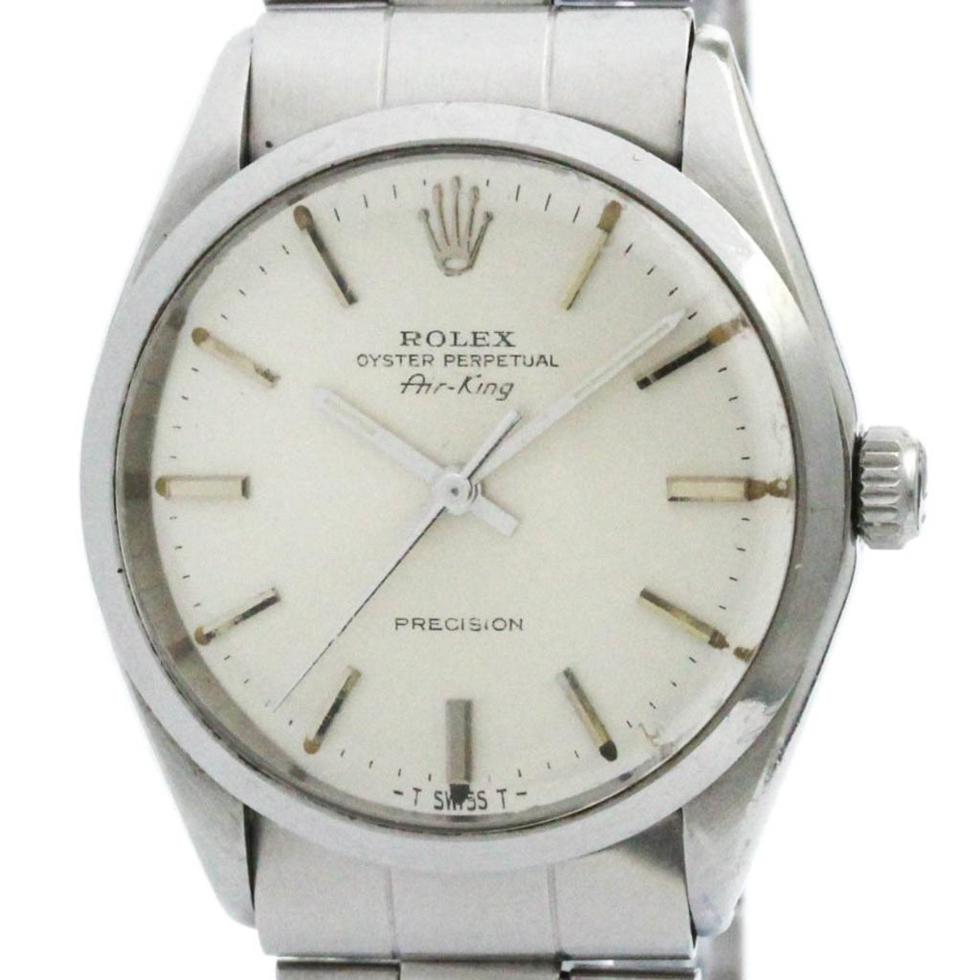 Vintage ROLEX Air King 5500 Stainless Steel Automatic Mens Watch