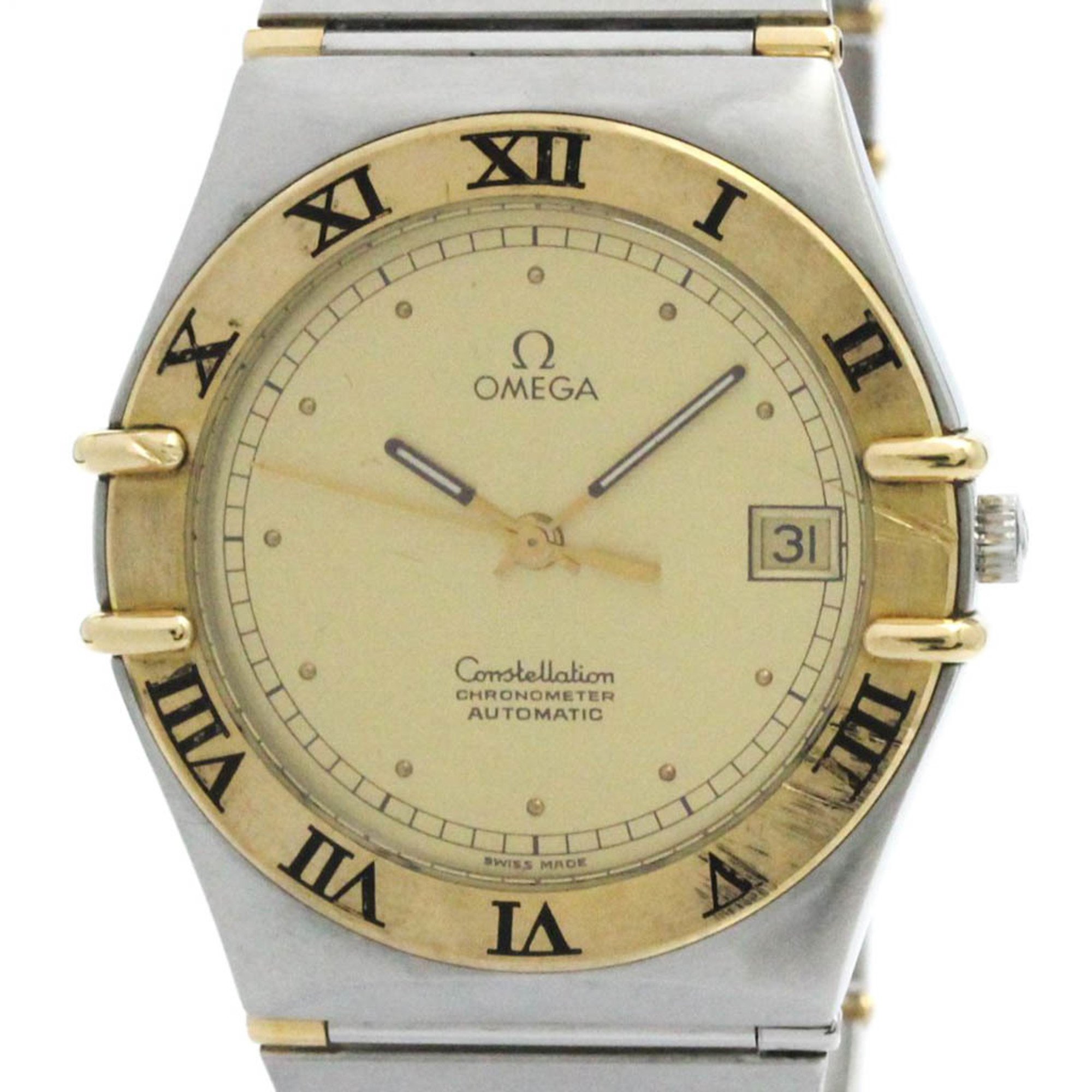 Polished OMEGA Constellation Automatic Sapphire Back Watch 368.1075 BF575776