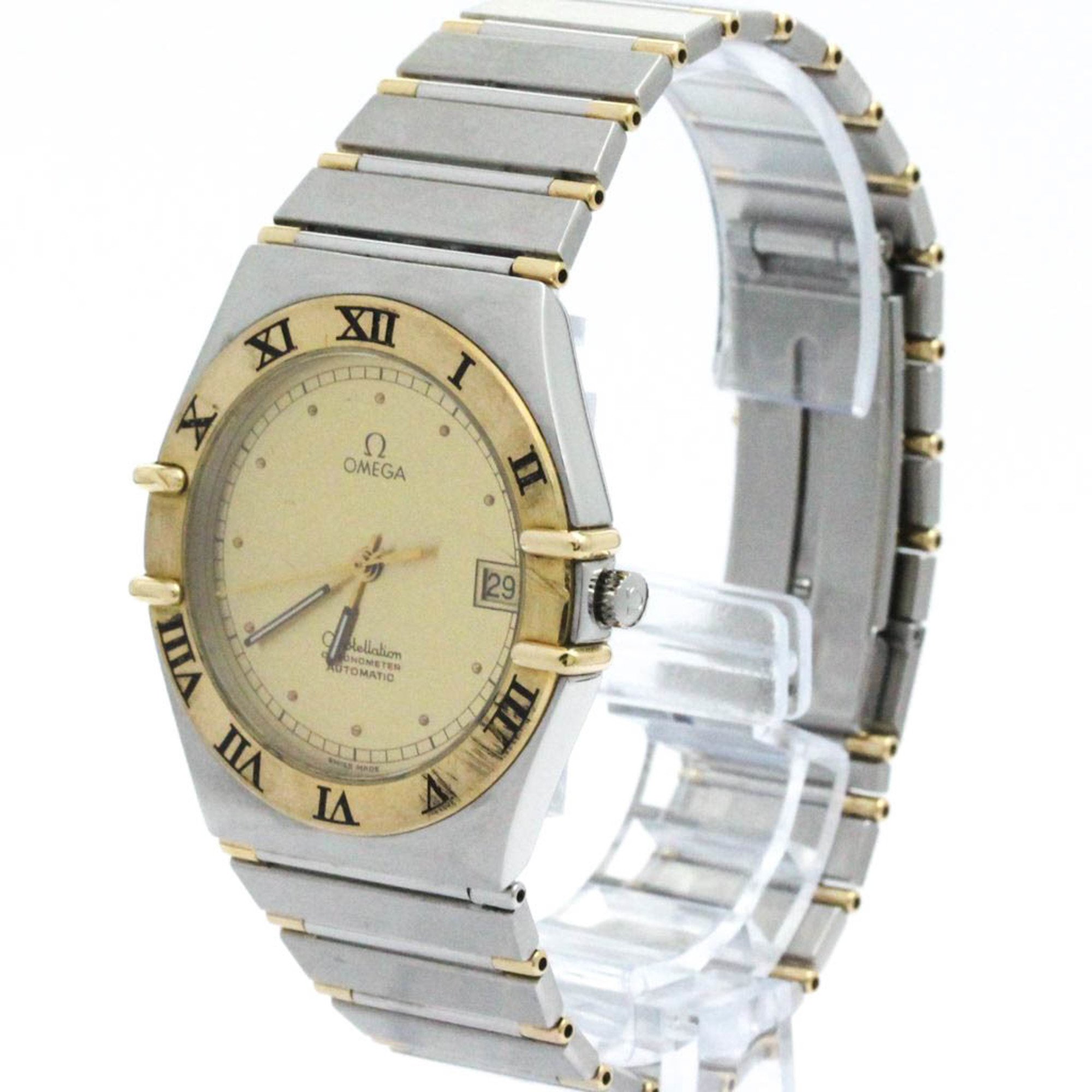 Polished OMEGA Constellation Automatic Sapphire Back Watch 368.1075 BF575776