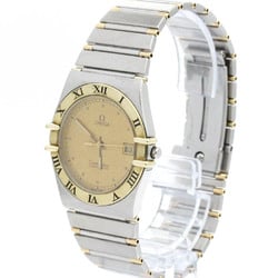 Polished OMEGA Constellation 18K Gold Steel Mens Watch 398.0876 BF575795