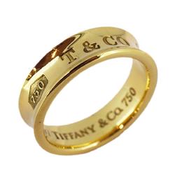 Tiffany Ring Narrow K18YG Yellow Gold Men's