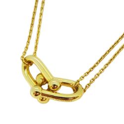 Tiffany Necklace Hardware Double Link K18YG Yellow Gold Women's