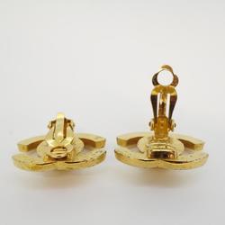 Chanel earrings turn lock 96P GP plated gold ladies