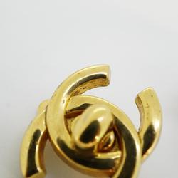 Chanel earrings turn lock 96P GP plated gold ladies