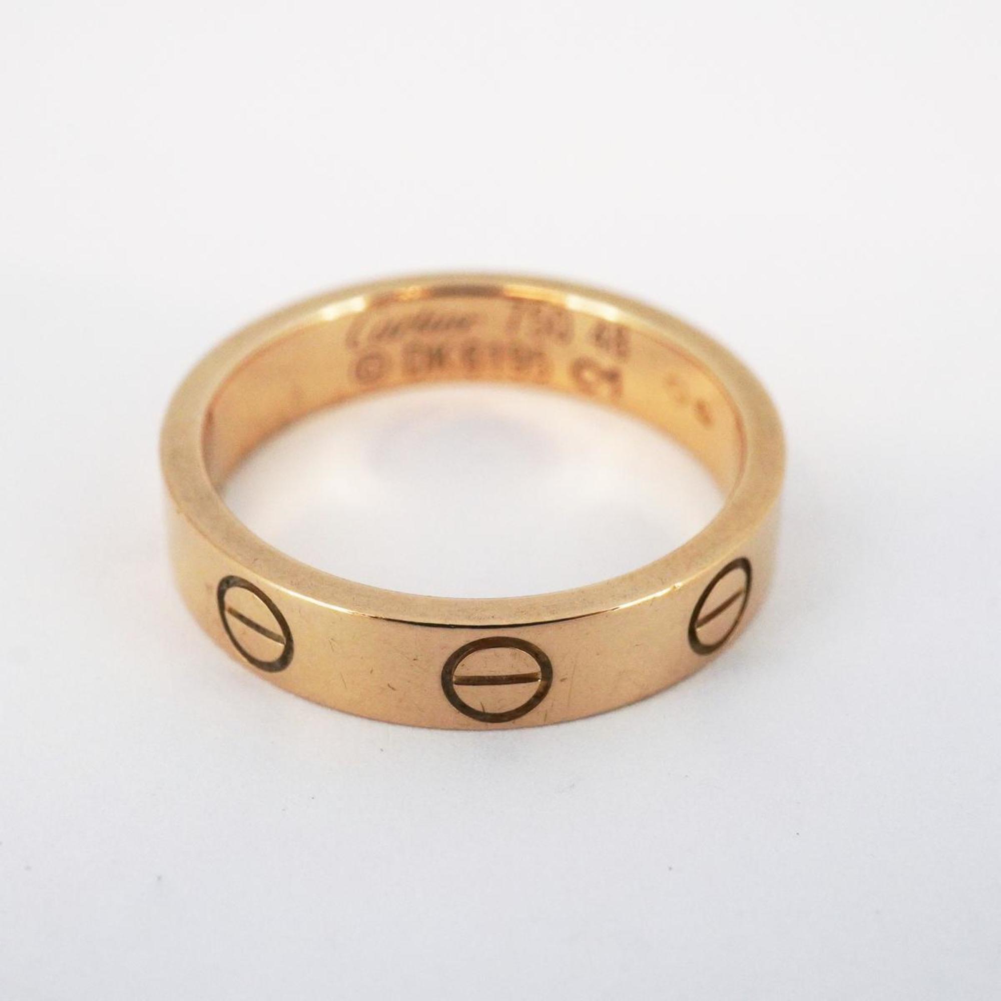 Cartier Ring Love K18PG Pink Gold Ladies