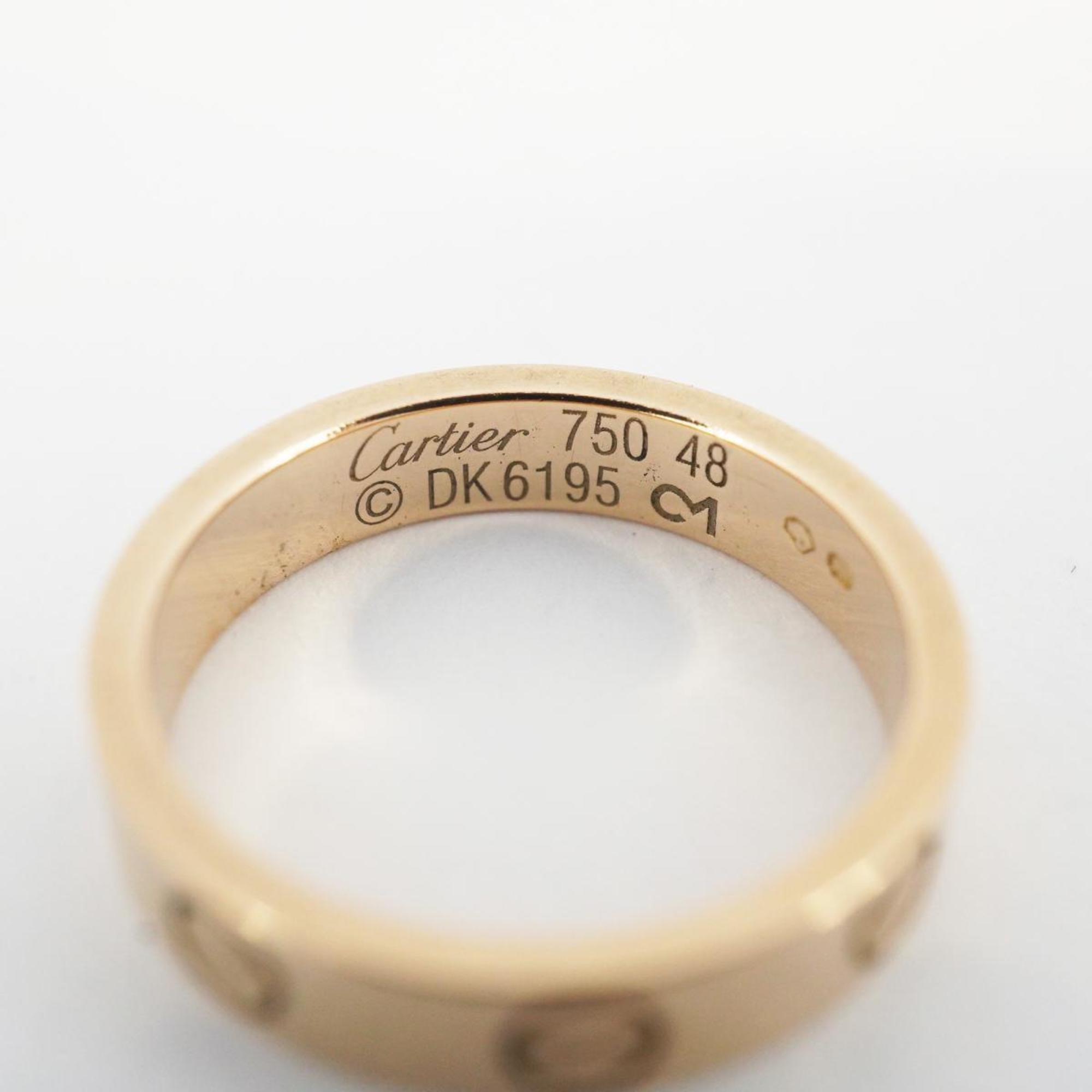 Cartier Ring Love K18PG Pink Gold Ladies