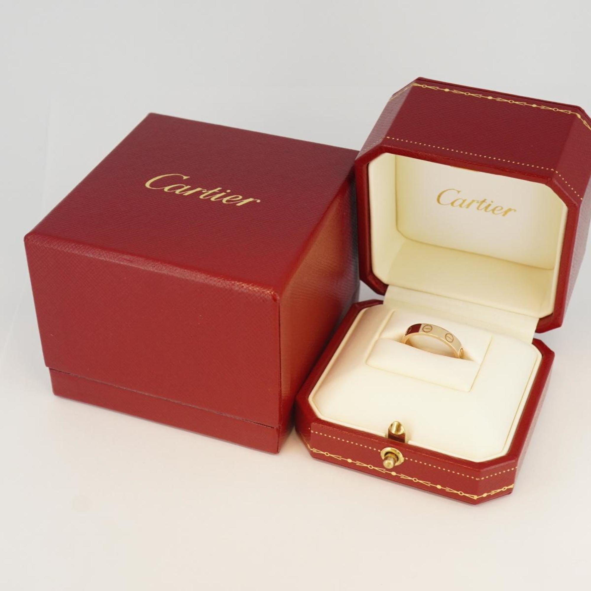 Cartier Ring Love K18PG Pink Gold Ladies