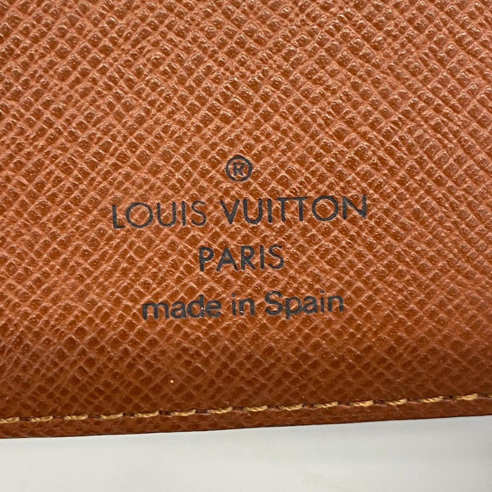 Louis Vuitton Notebook Cover Monogram Agenda PM R20005 Brown Men's Women's