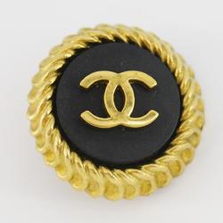 Chanel Earrings Coco Mark Circle GP Plated Gold 95P Women's