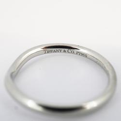 Tiffany ring curved band Pt950 platinum men's