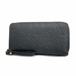 Louis Vuitton Long Wallet Monogram Empreinte Zippy M61864 Noir Ladies