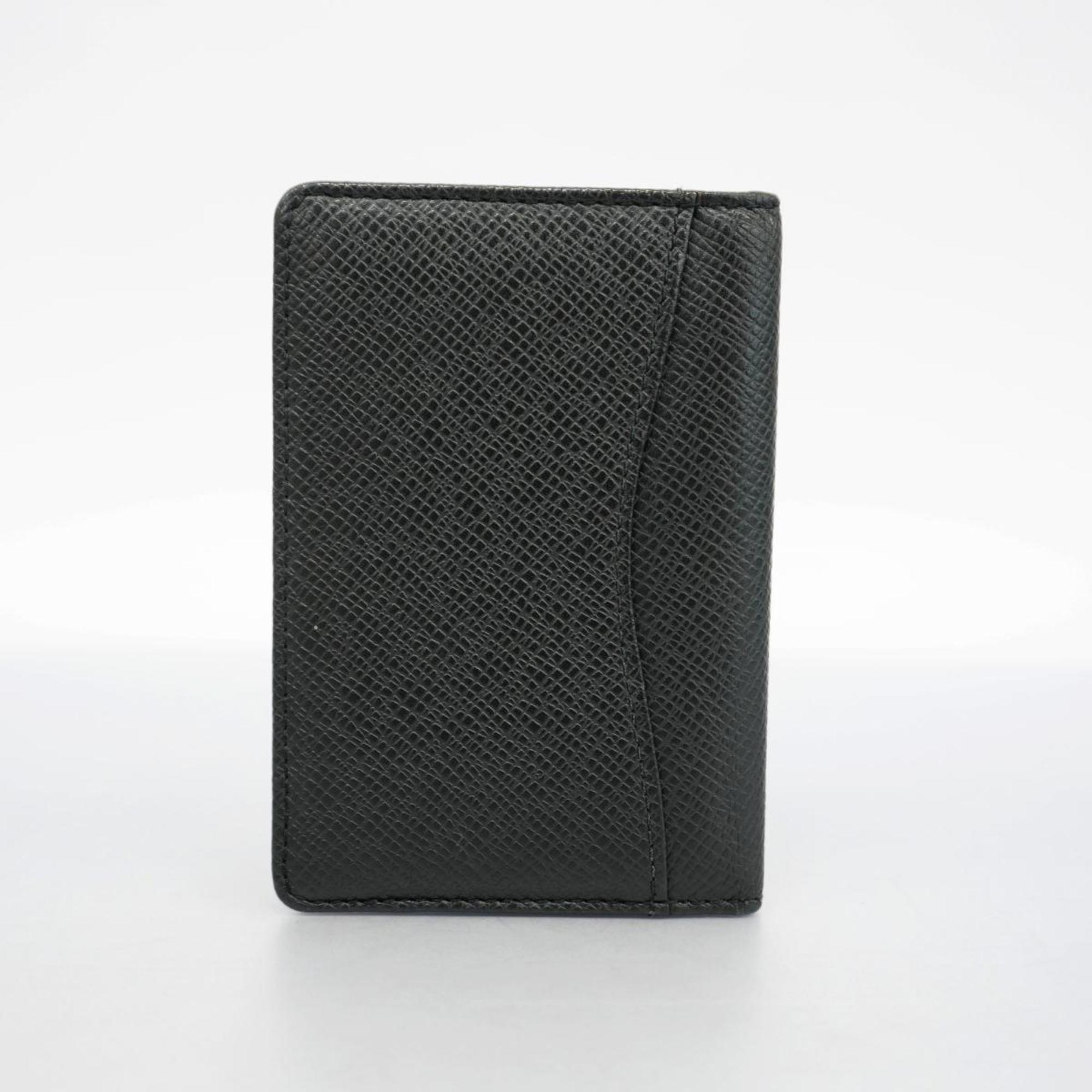 Louis Vuitton Business Card Holder/Card Case Taiga Organizer de Poche M30512 Ardoise Men's