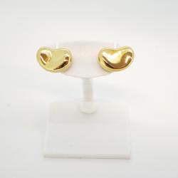 Tiffany Earrings Bean K18YG Yellow Gold Ladies