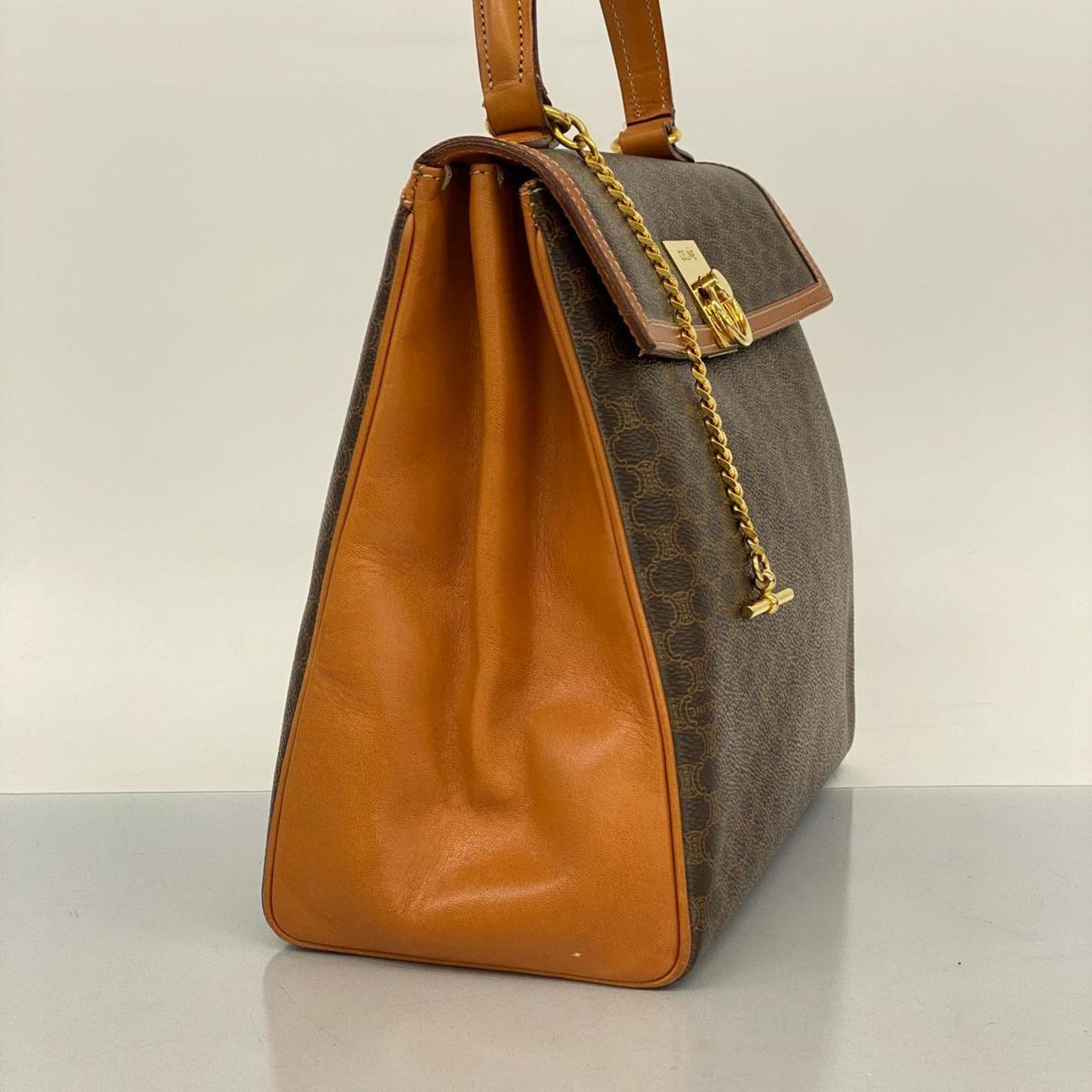 Celine handbag macadam brown ladies