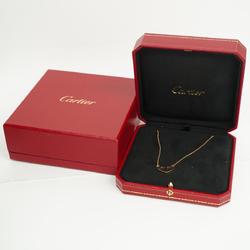 Cartier C Heart Necklace K18PG Pink Gold Women's