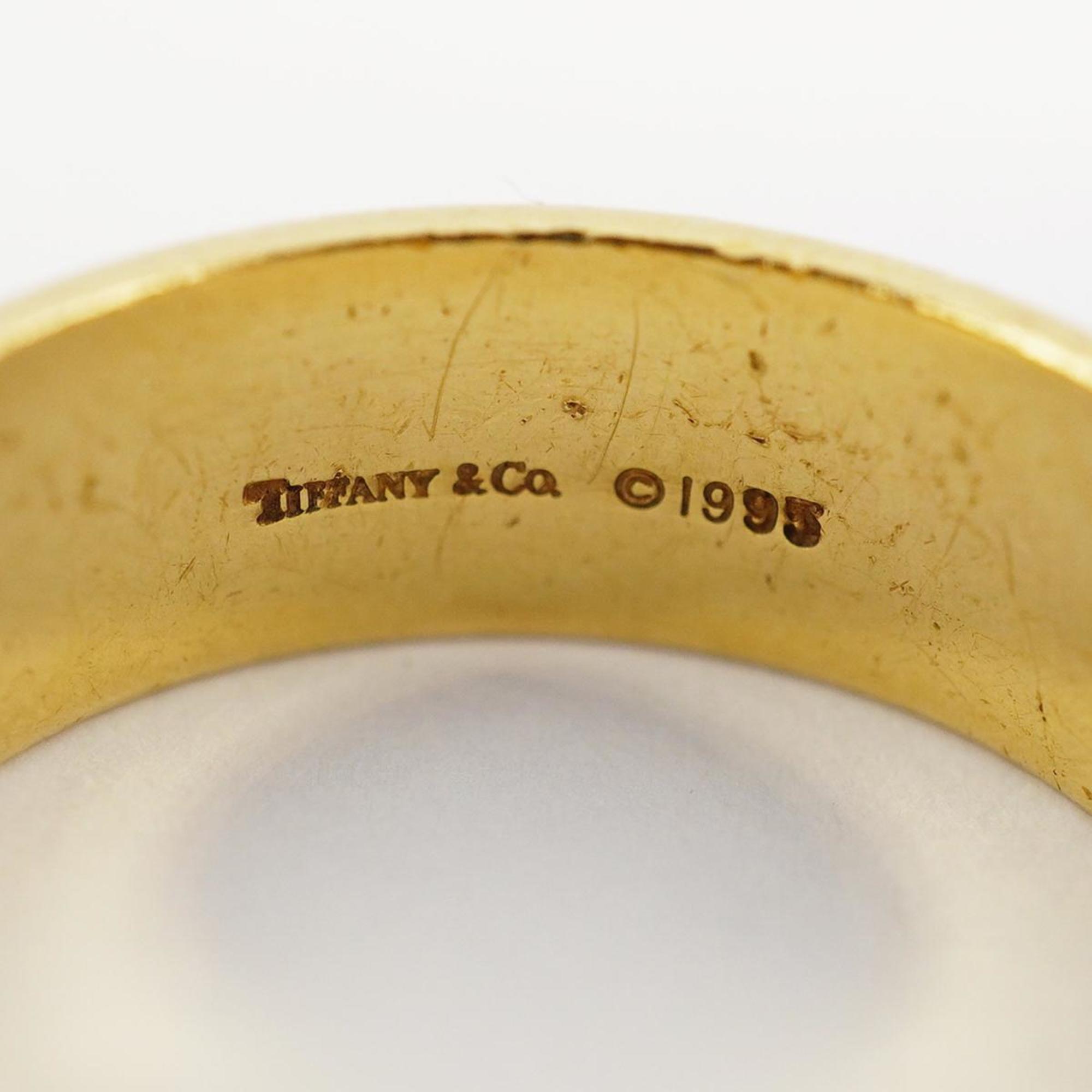 Tiffany Ring Atlas K18YG Yellow Gold Men's