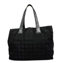 Chanel Tote Bag New Travel Nylon Black Women's