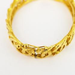 Chanel Bracelet Coco Mark GP Plated Gold 95A Women's