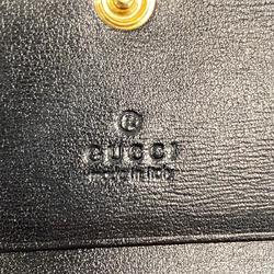 Gucci Horsebit Wallet 621887 Leather Black Women's