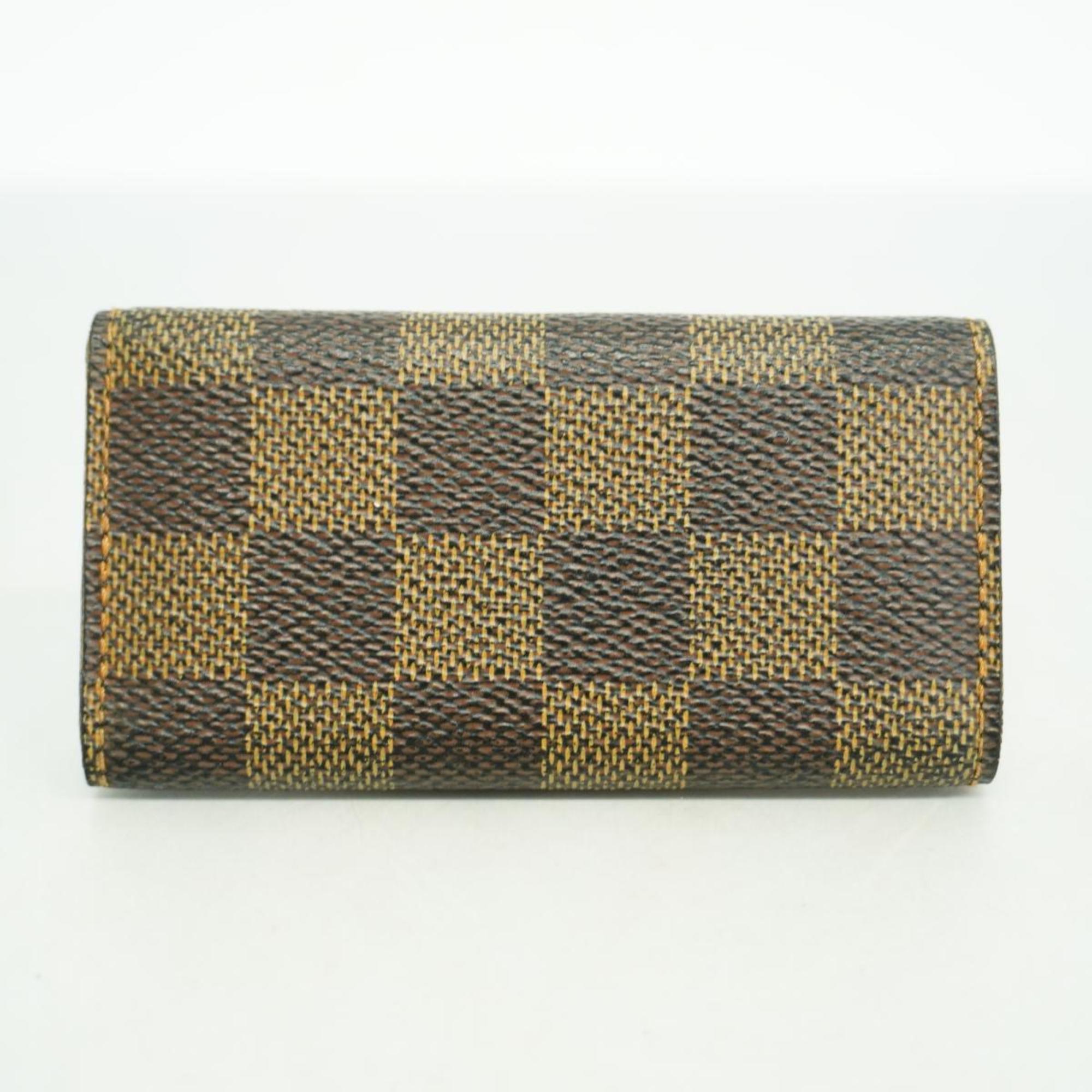 Louis Vuitton Key Case Damier Multicle 4 N60385 Ebene Men's Women's