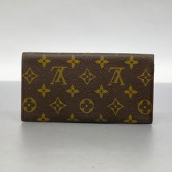 Louis Vuitton Long Wallet Monogram Porte Yen 3 Carte Credit M61818 Brown Men's Women's