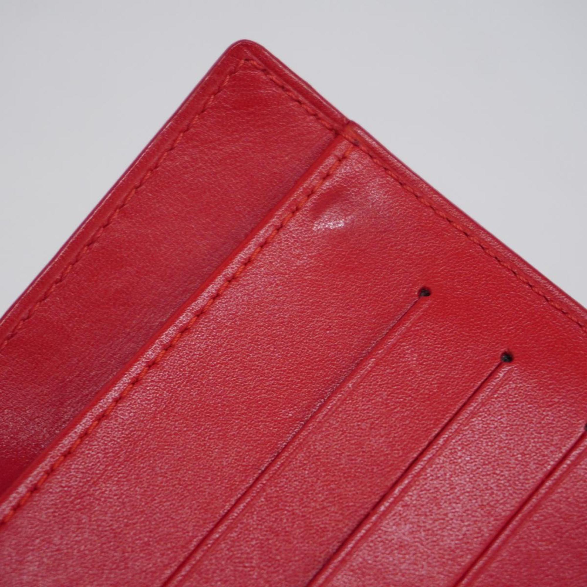 Louis Vuitton Shoulder Wallet Vernis Walker M91153 Rouge Ladies