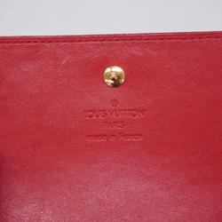 Louis Vuitton Shoulder Wallet Vernis Walker M91153 Rouge Ladies