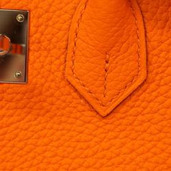 Hermes handbag Birkin 25 B stamp Togo Orange Anne Ladies