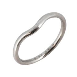 Tiffany ring curved band Pt950 platinum men's