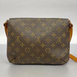 Louis Vuitton Shoulder Bag Monogram Musette Tango Short Strap M51257 Brown Women's