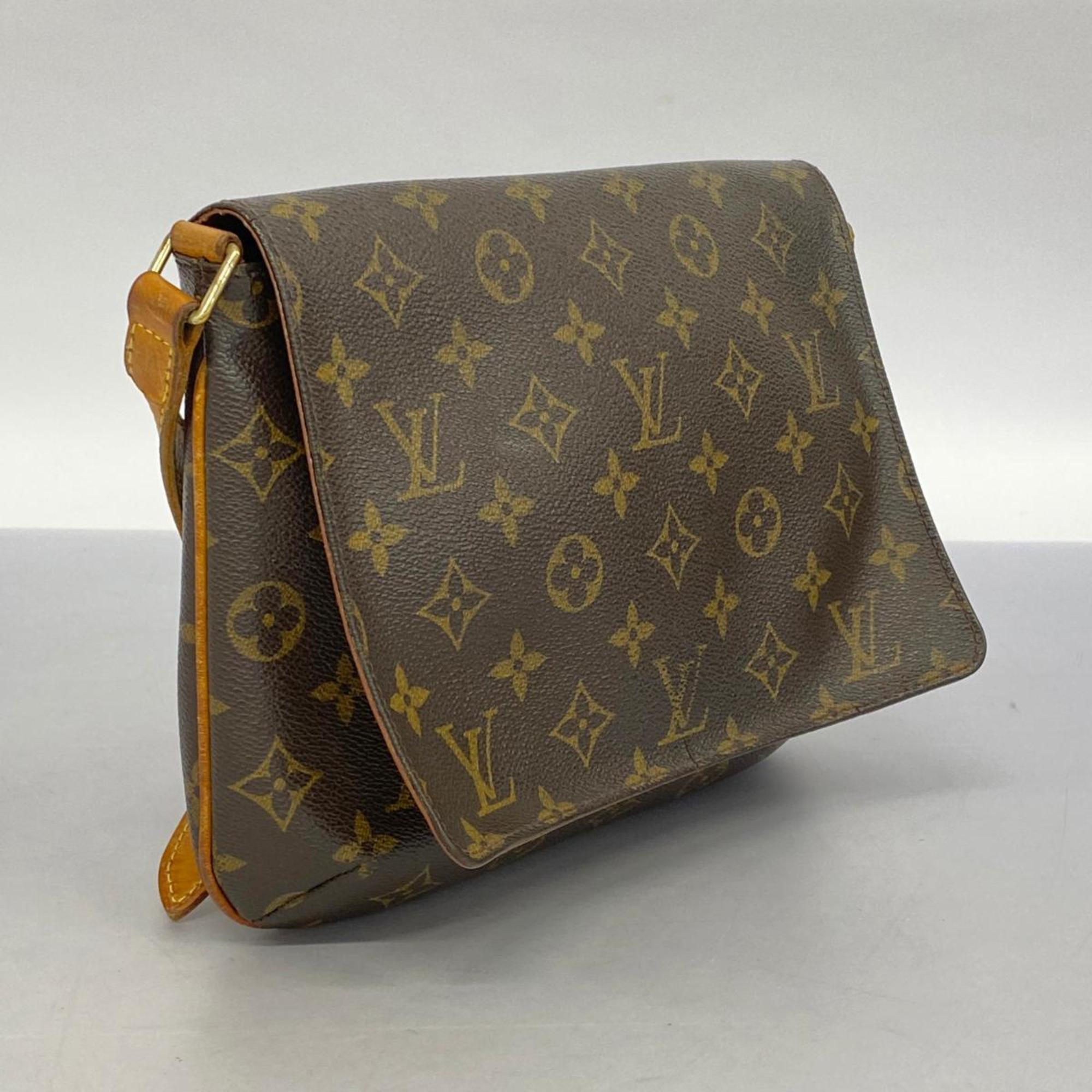 Louis Vuitton Shoulder Bag Monogram Musette Tango Short Strap M51257 Brown Women's