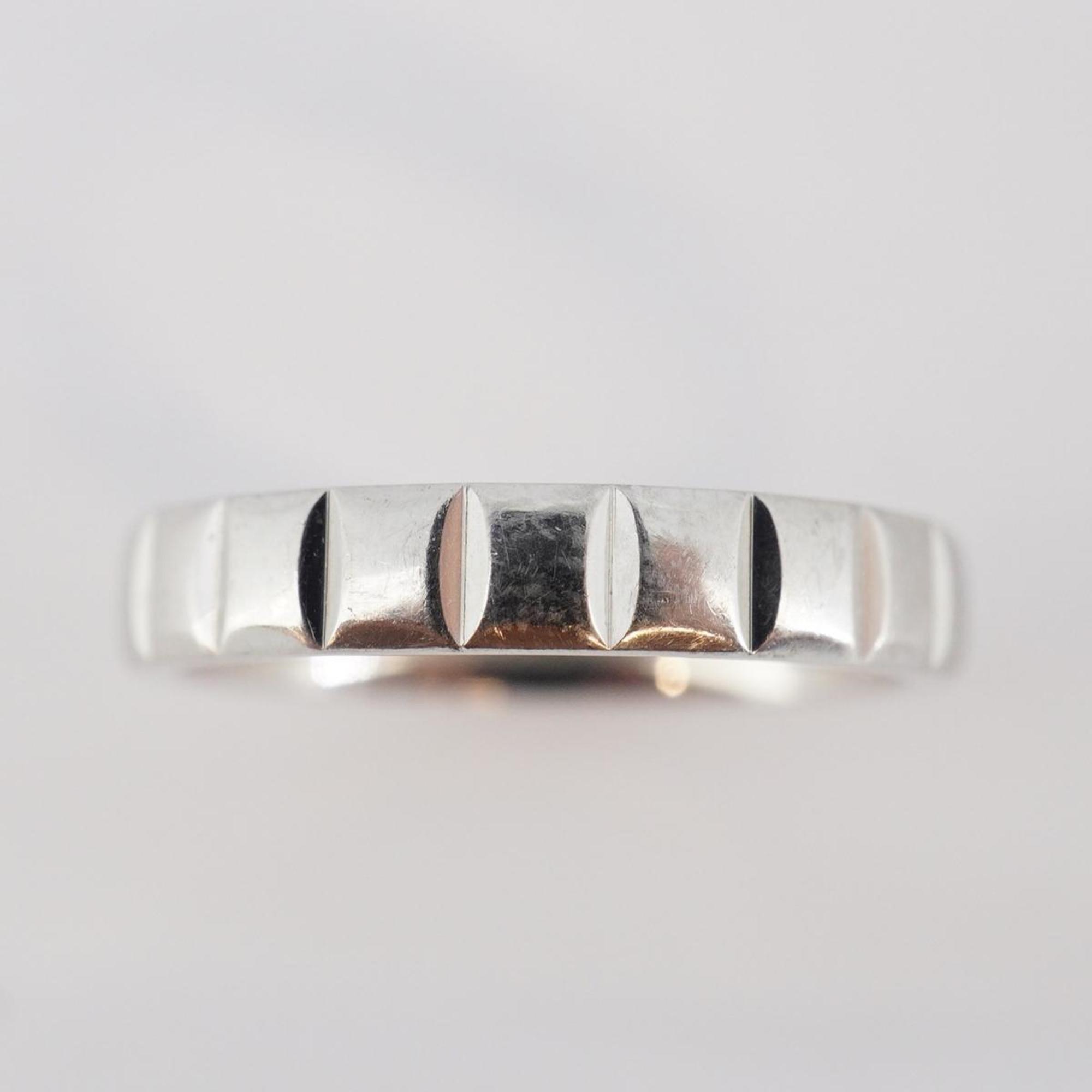 Chanel Ring Chocolate Bar Pt950 Platinum Women's