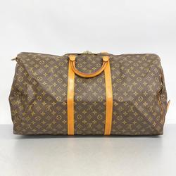 Louis Vuitton Boston Bag Monogram Keepall Bandouliere 60 M41412 Brown Men's Women's