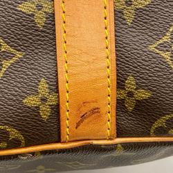 Louis Vuitton Boston Bag Monogram Keepall Bandouliere 60 M41412 Brown Men's Women's