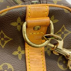 Louis Vuitton Boston Bag Monogram Keepall Bandouliere 60 M41412 Brown Men's Women's