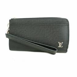 Louis Vuitton Long Wallet Taiga Zippy Dragonne M69409 Noir Men's