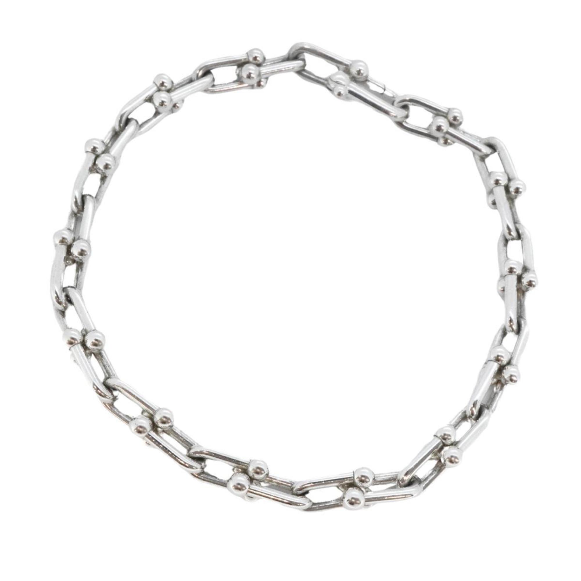 Tiffany Bracelet Small Hardware Link 925 Silver Women's