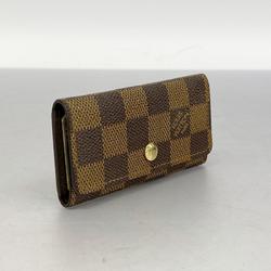 Louis Vuitton Key Case Damier Multicle 4 N62631 Ebene Men's Women's