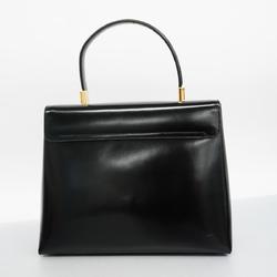 Salvatore Ferragamo Handbag Gancini Leather Black Women's